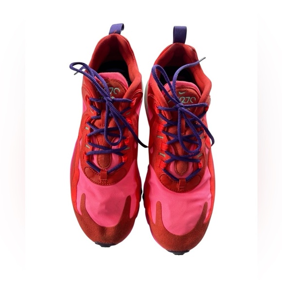 Nike Air Max 270 Men’s Size 8.5 in Mystic Red Pink Blast - Picture 2 of 16